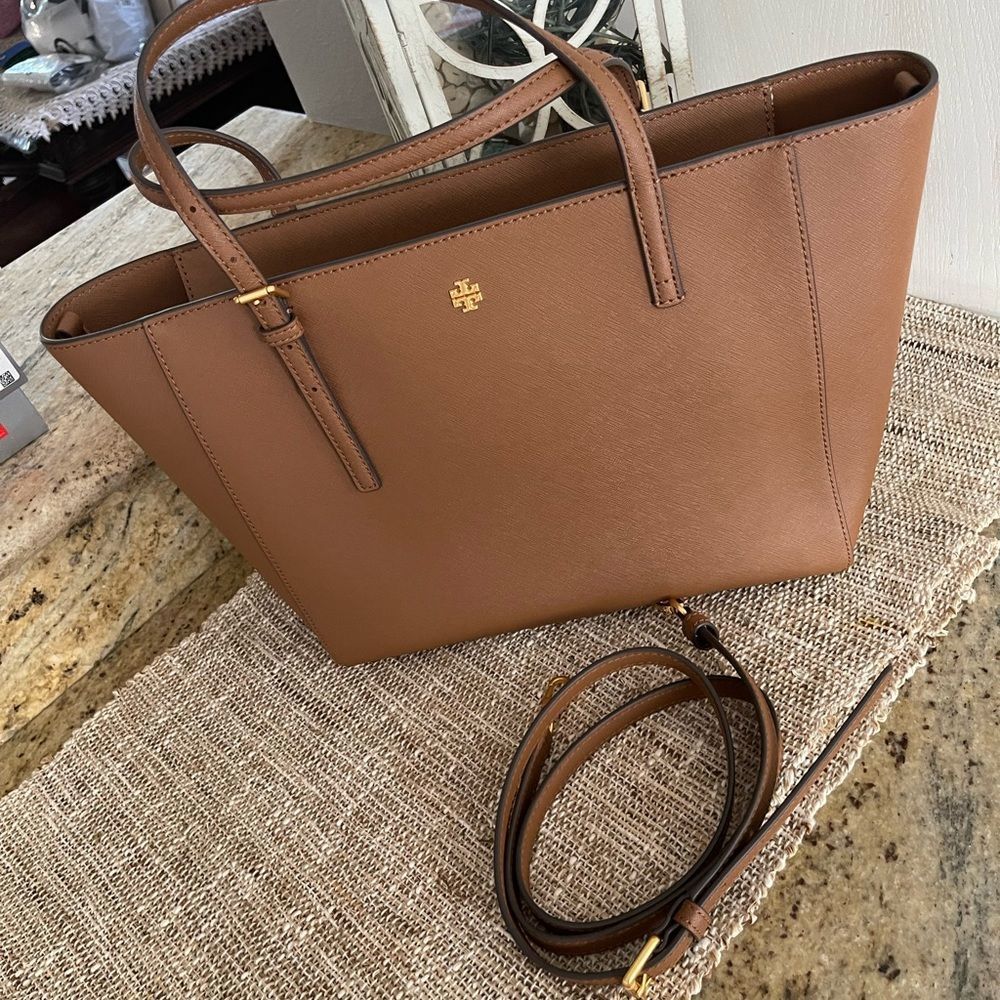 New ❤️ Tory Burch Emerson tote tan - Picture 6 of 10